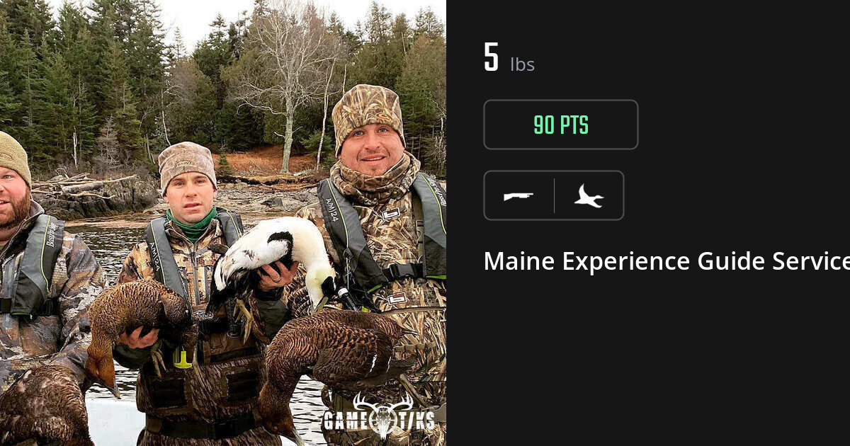 Waterfowl harvest on Gametiks