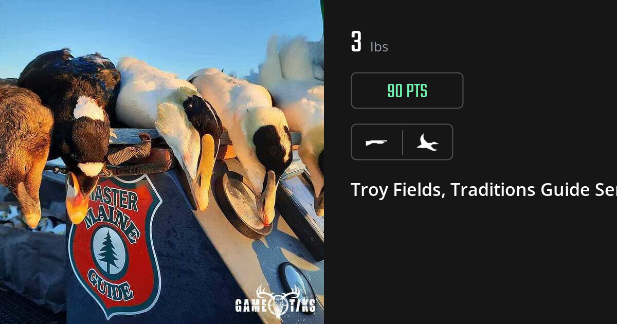 Waterfowl harvest on Gametiks