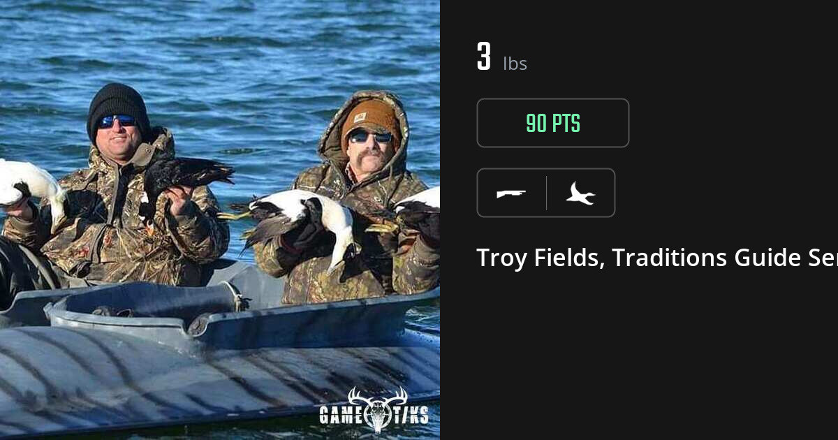 Waterfowl harvest on Gametiks