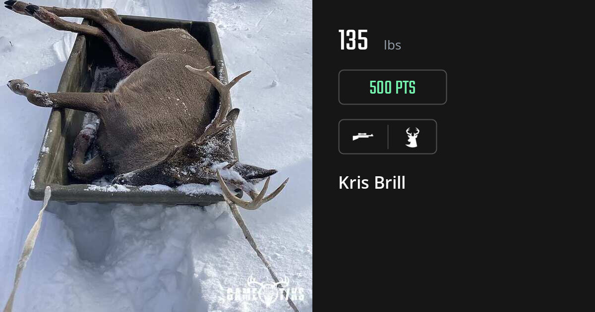 Deer harvest on Gametiks