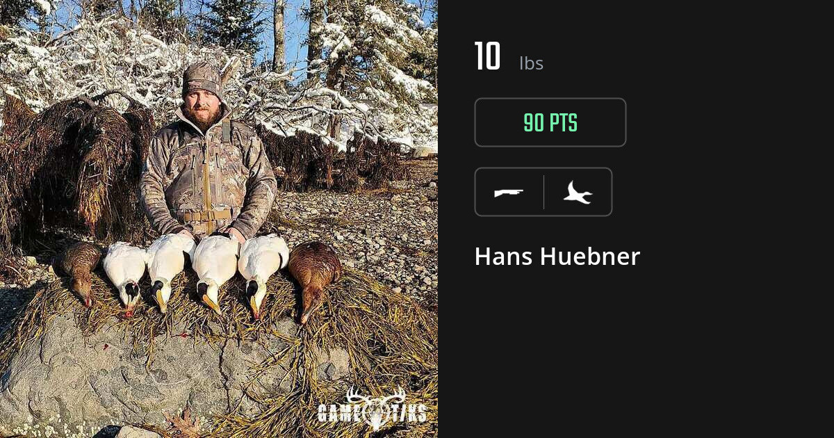 Waterfowl harvest on Gametiks