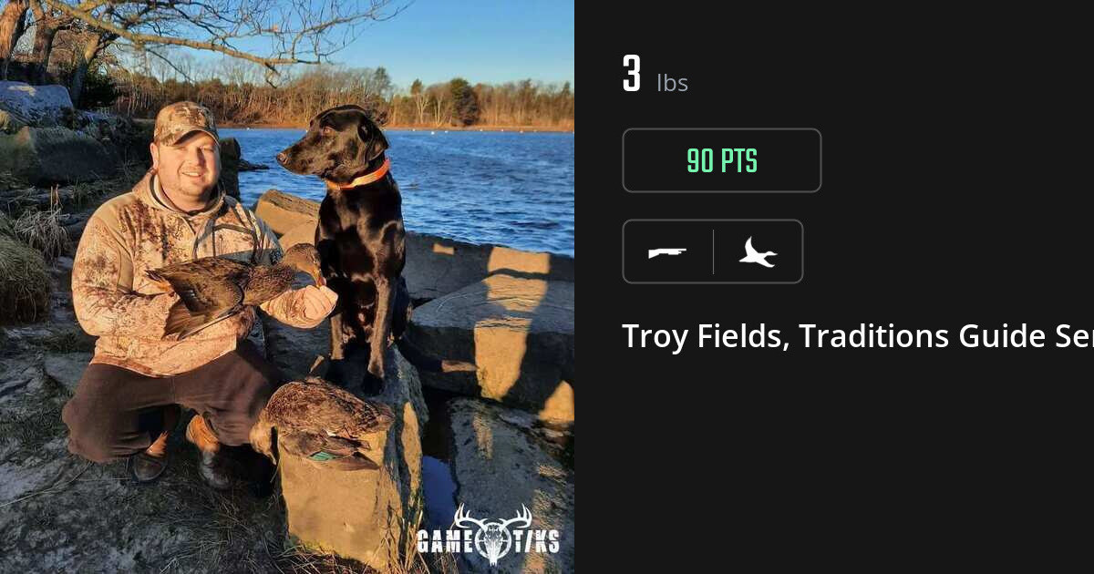 Waterfowl harvest on Gametiks
