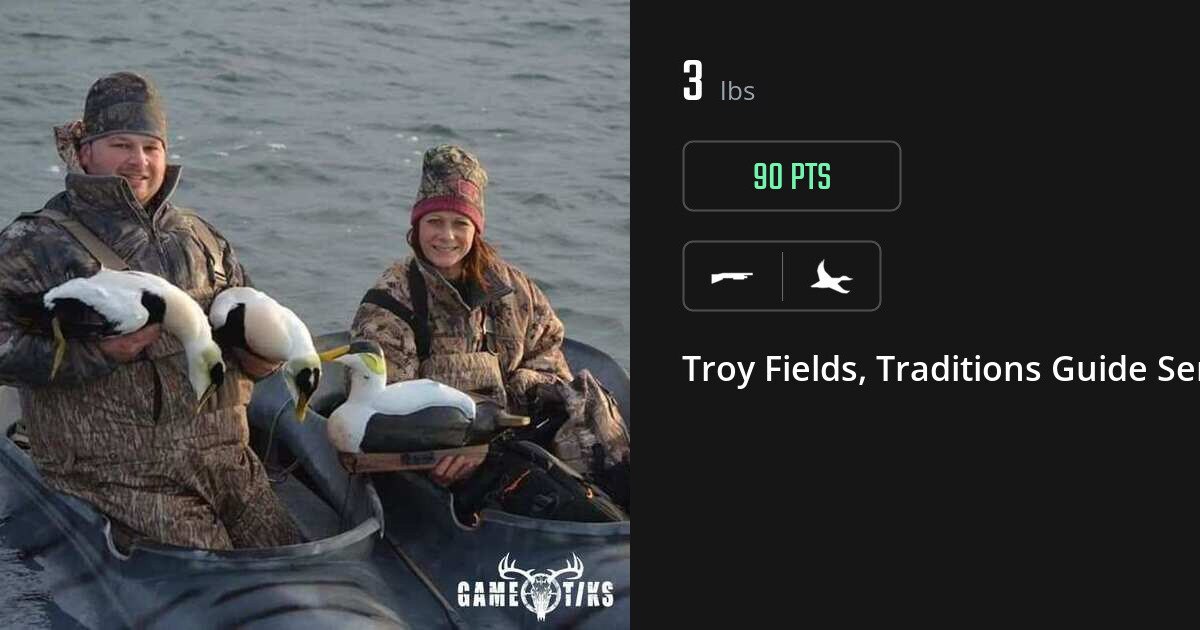 Waterfowl harvest on Gametiks