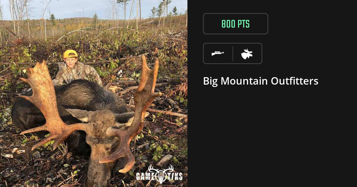 moose harvest by Big Mountain Outfitters