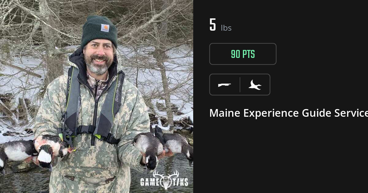 Waterfowl harvest on Gametiks