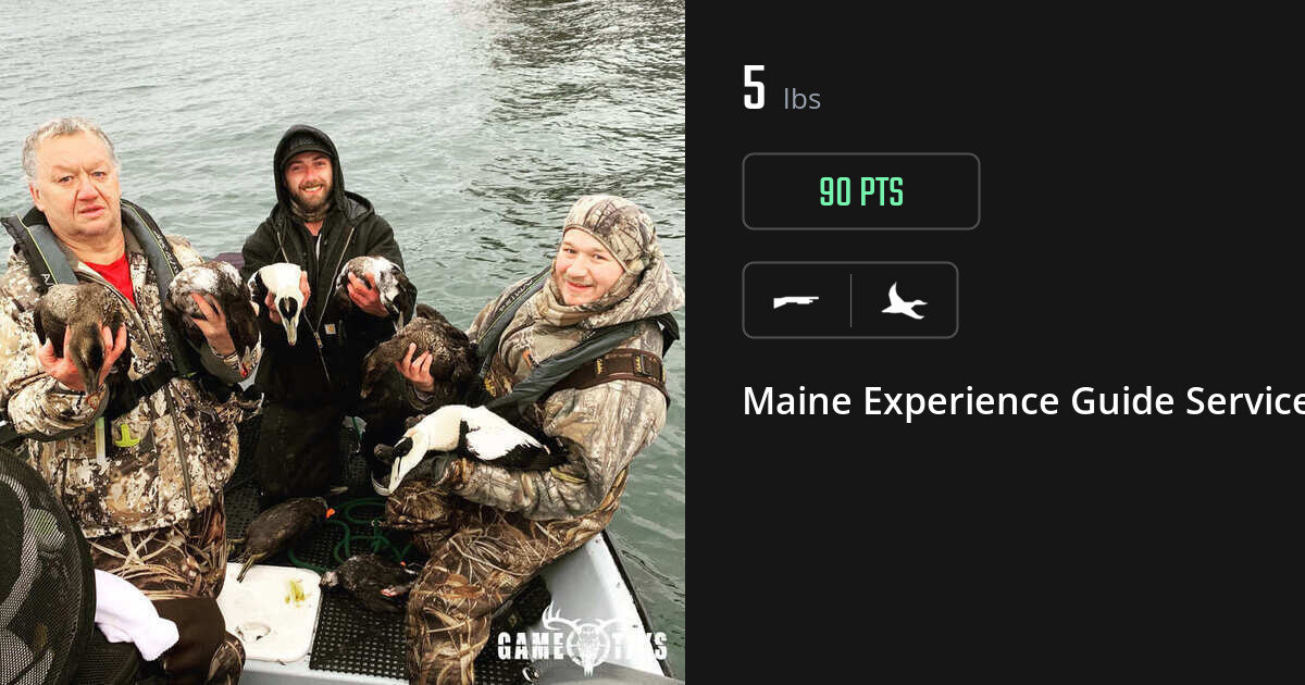 Waterfowl harvest on Gametiks