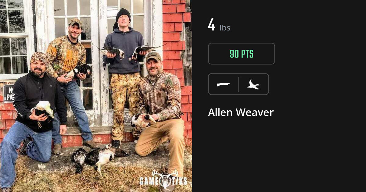 waterfowl harvest by Allen Weaver