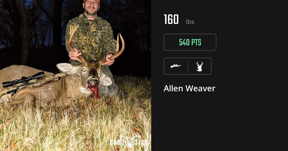 deer harvest by Allen Weaver
