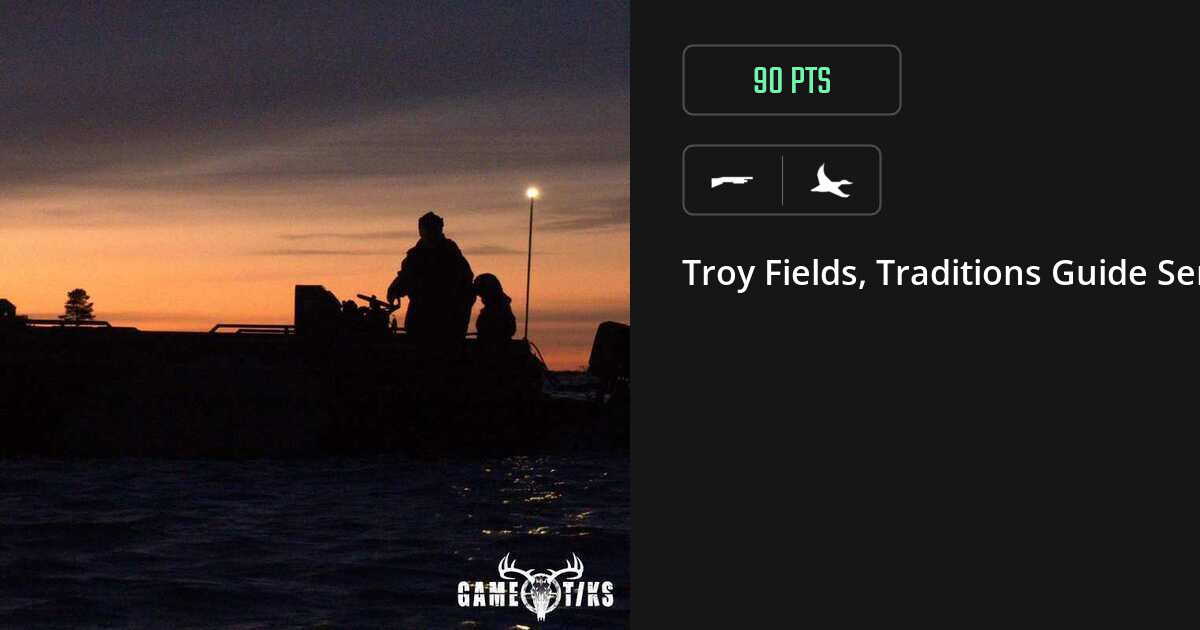 Waterfowl harvest on Gametiks