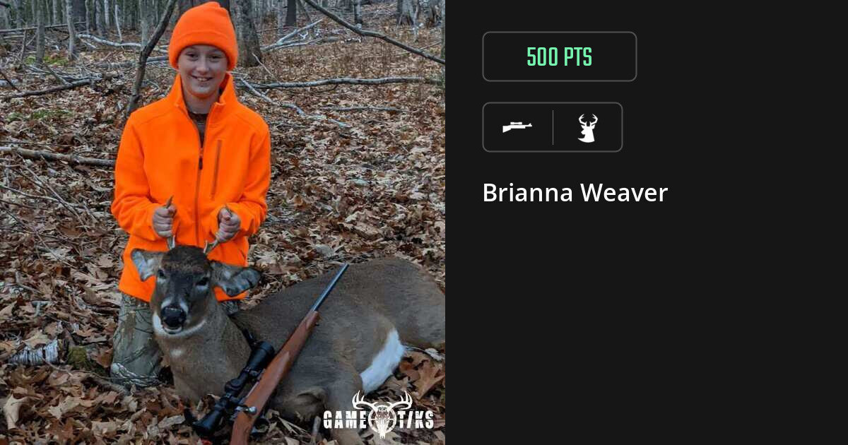 Deer harvest on Gametiks