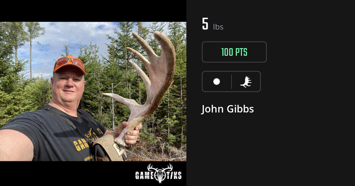 Shed antler harvest on Gametiks
