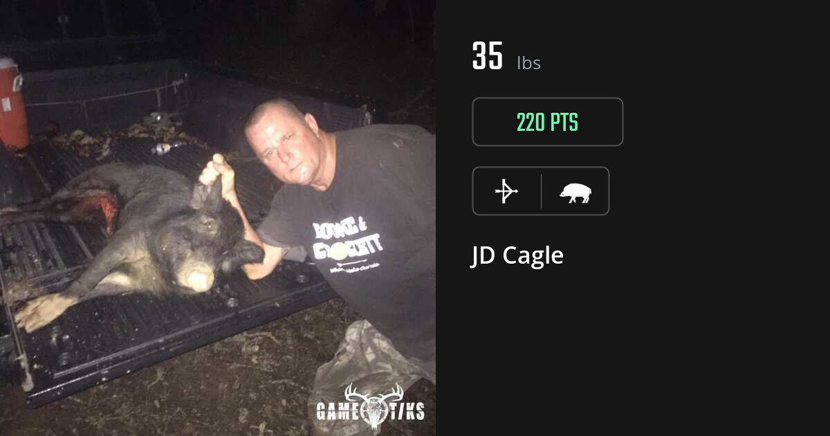 boar harvest by JD Cagle
