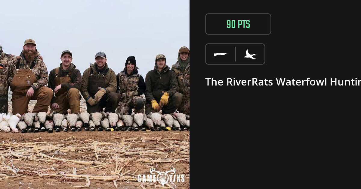 Waterfowl harvest on Gametiks