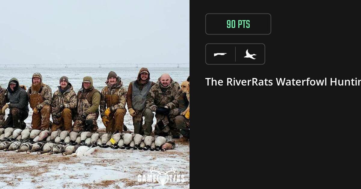 Waterfowl harvest on Gametiks