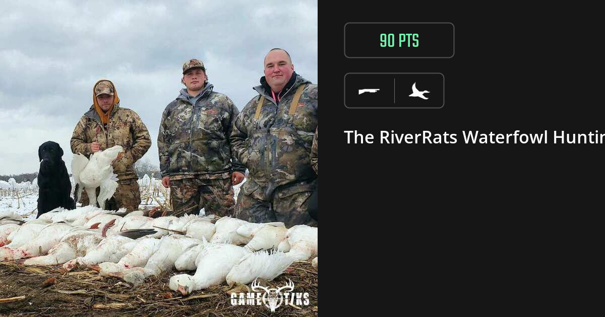 Waterfowl harvest on Gametiks