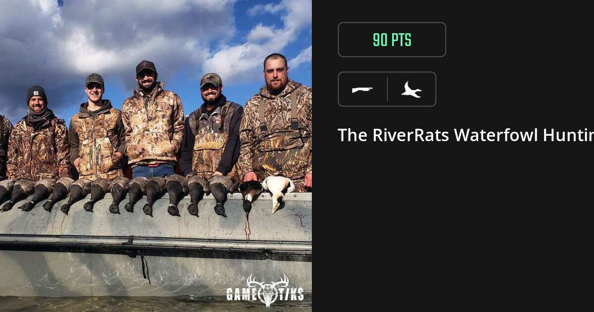 Waterfowl harvest on Gametiks