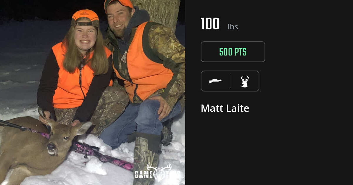 Deer harvest on Gametiks