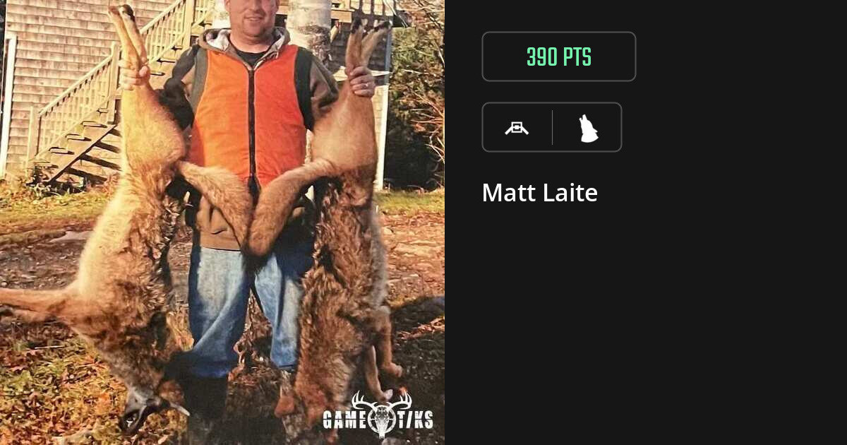 Canine harvest on Gametiks