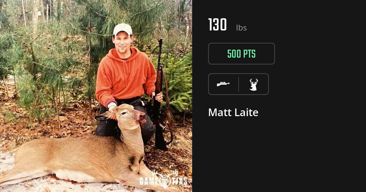 Deer harvest on Gametiks