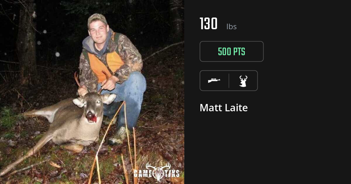 Deer harvest on Gametiks