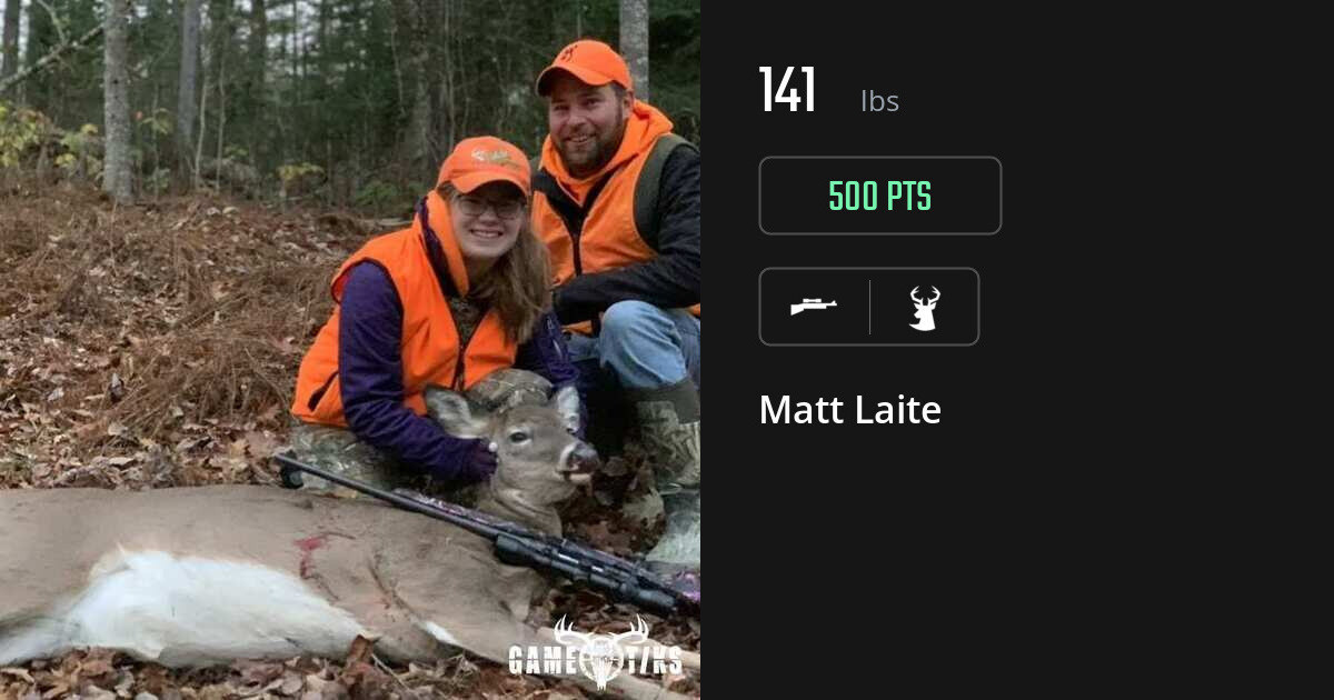 Deer harvest on Gametiks