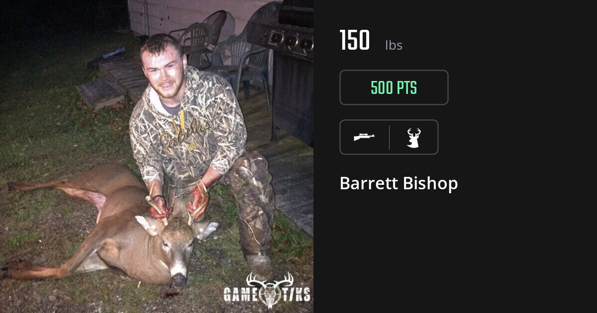 Deer harvest on Gametiks