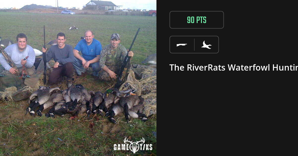 Waterfowl harvest on Gametiks