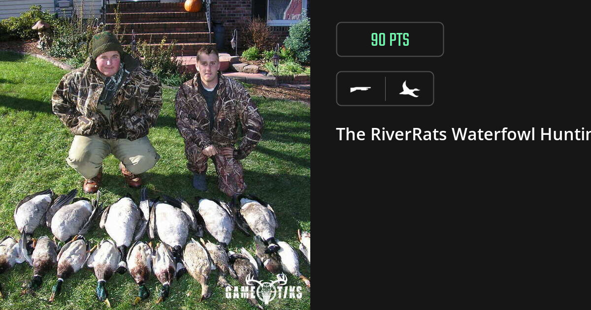 Waterfowl harvest on Gametiks
