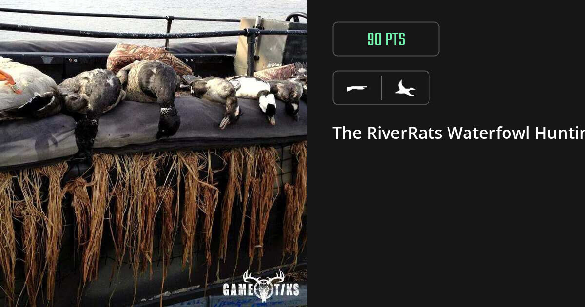 Waterfowl harvest on Gametiks