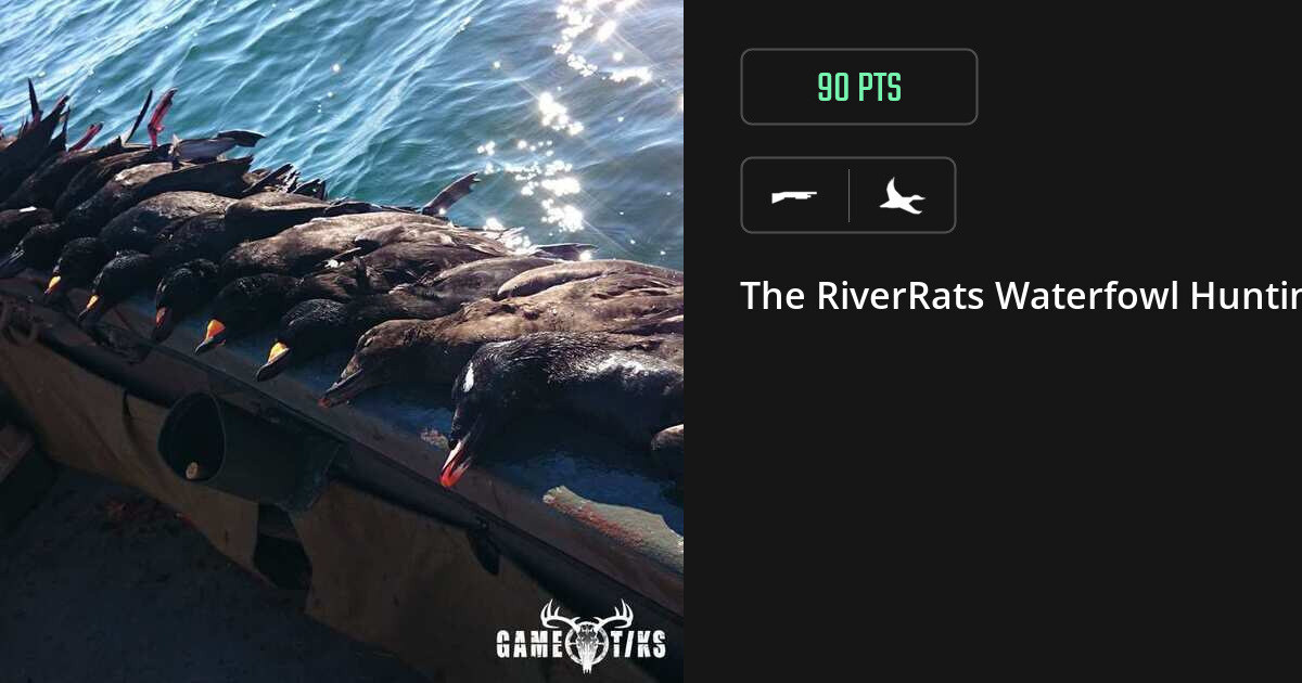 Waterfowl harvest on Gametiks