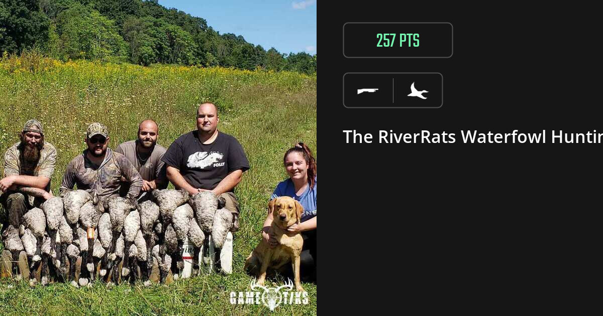Waterfowl harvest on Gametiks