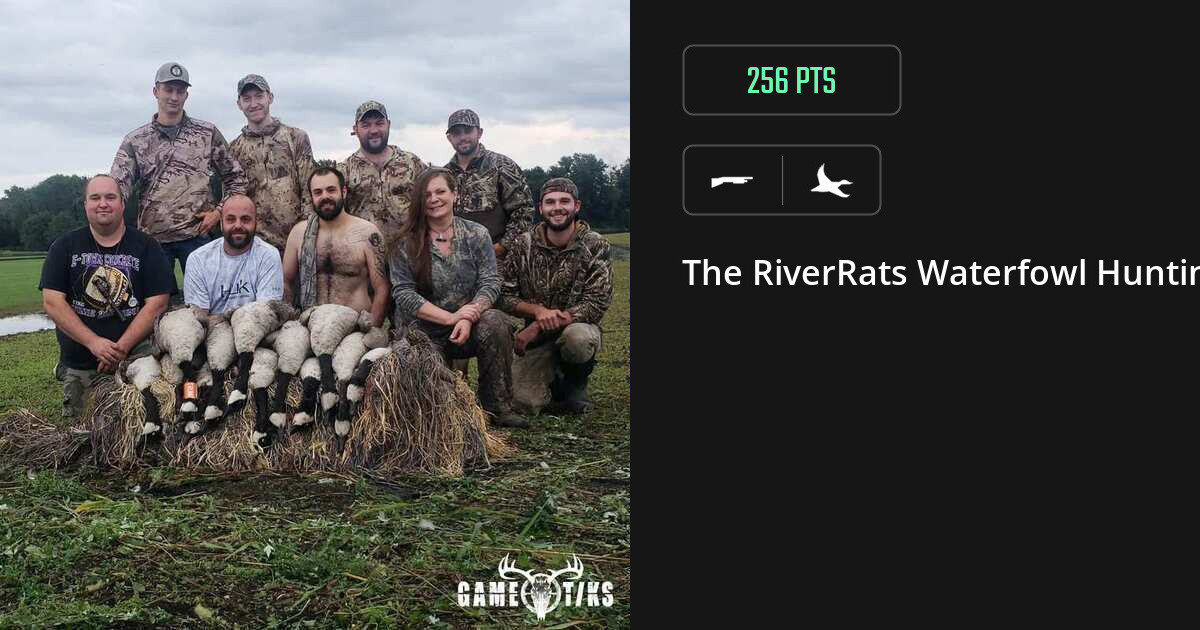 Waterfowl harvest on Gametiks