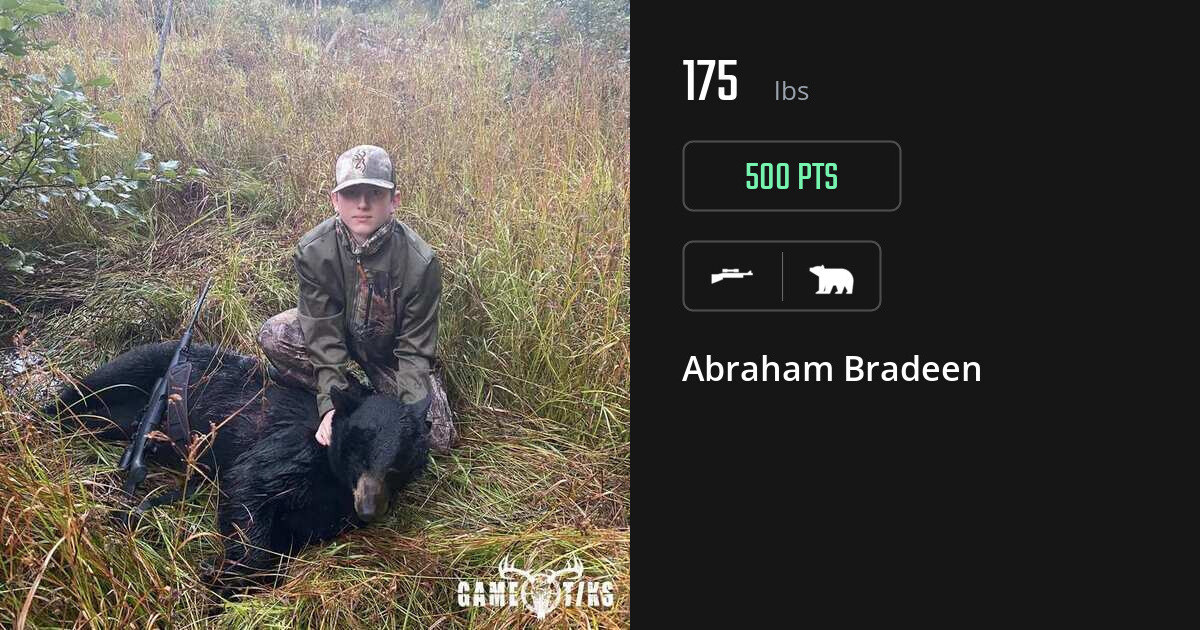 Bear harvest on Gametiks