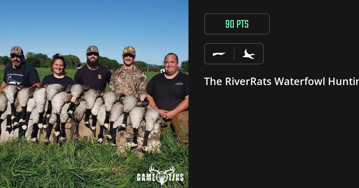 Waterfowl harvest on Gametiks