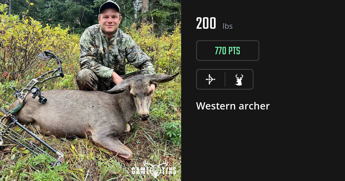 Deer harvest on Gametiks