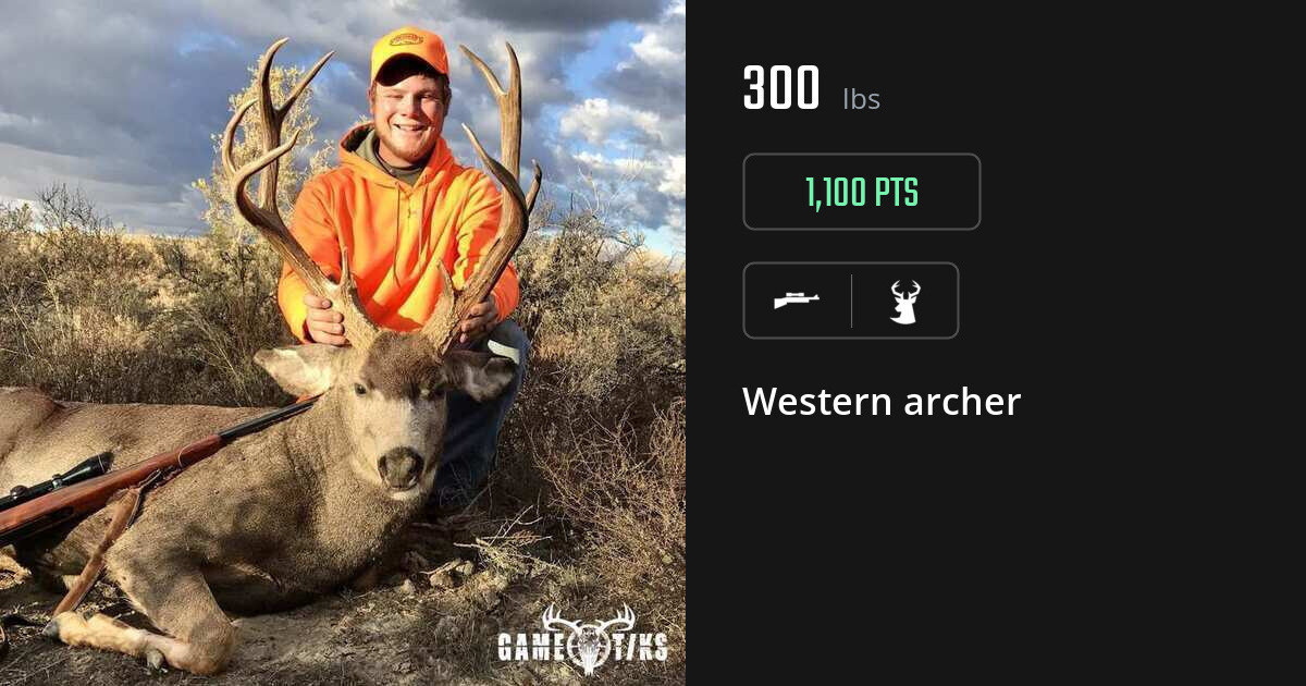 Deer harvest on Gametiks