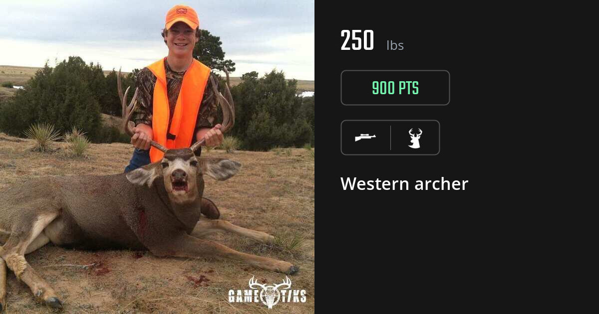 Deer harvest on Gametiks