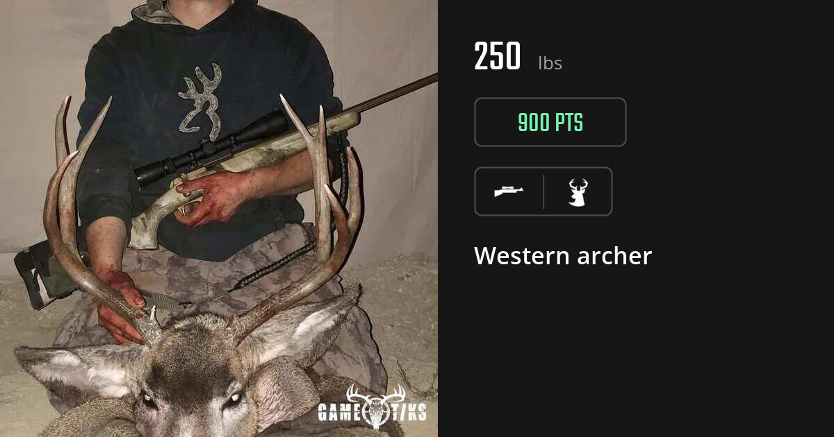 Deer harvest on Gametiks