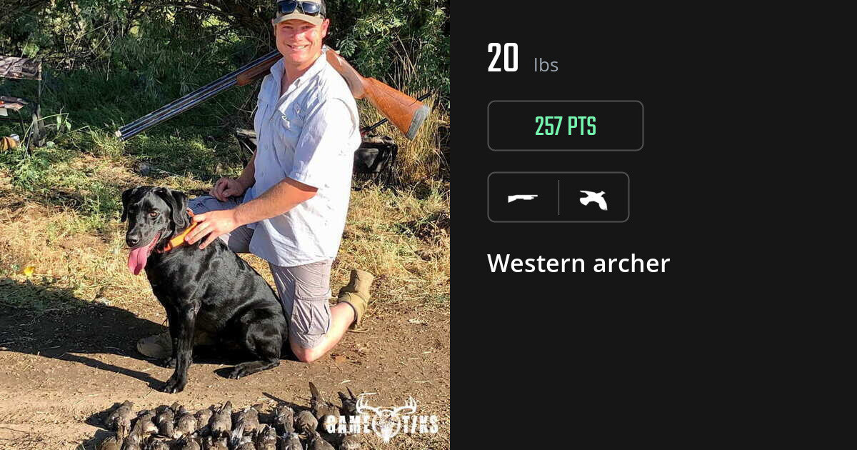 Upland bird harvest on Gametiks