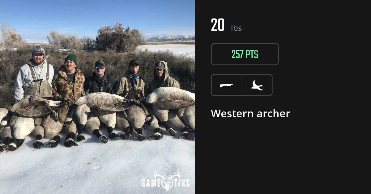 Waterfowl harvest on Gametiks