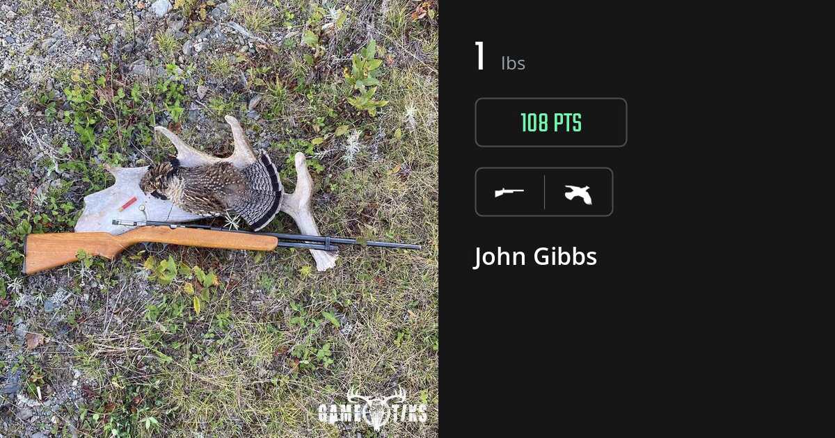 Upland bird harvest on Gametiks