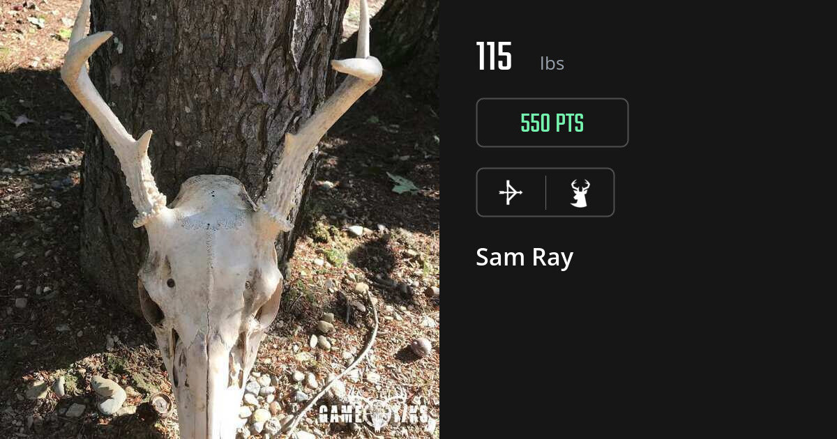 Deer harvest on Gametiks