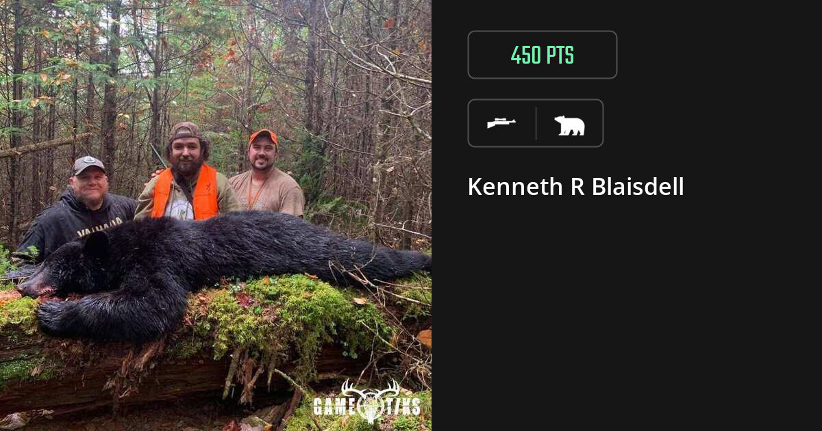 Bear harvest on Gametiks