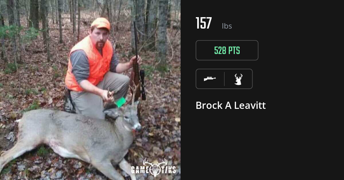 deer harvest by Brock A Leavitt