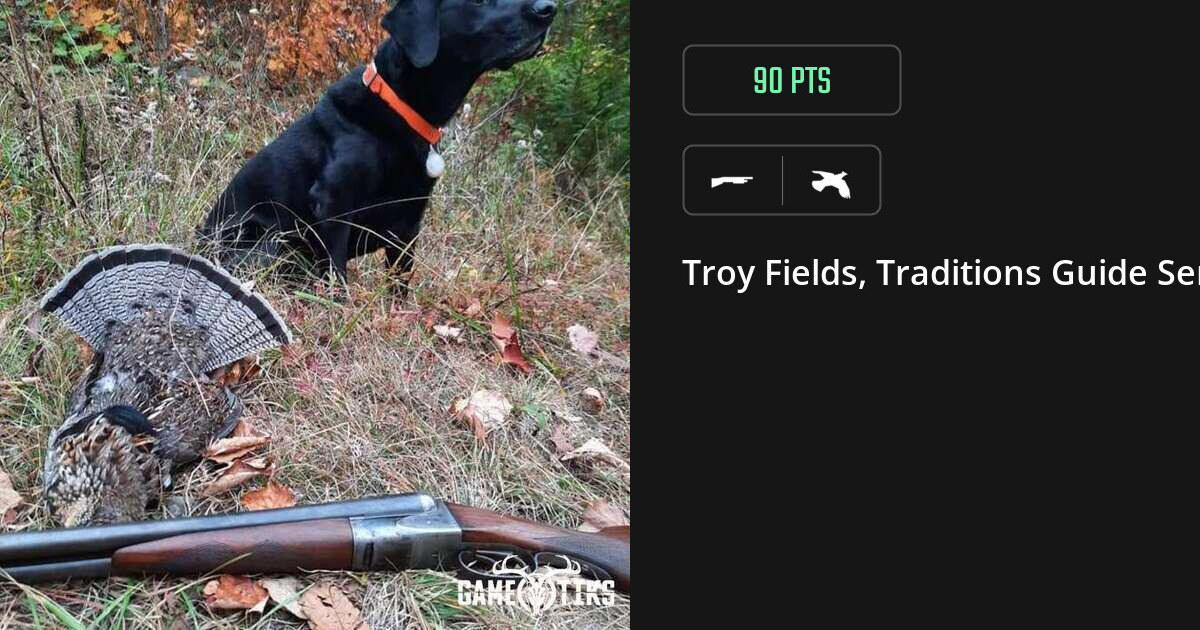 Upland bird harvest on Gametiks