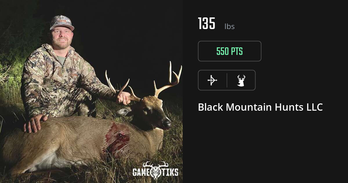 Deer harvest on Gametiks