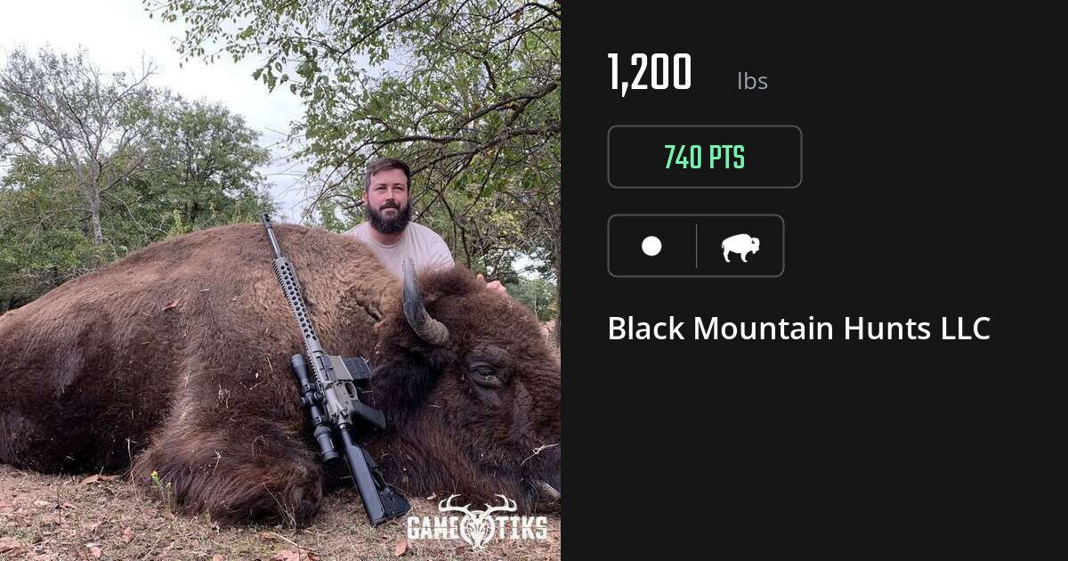 Buffalo harvest on Gametiks