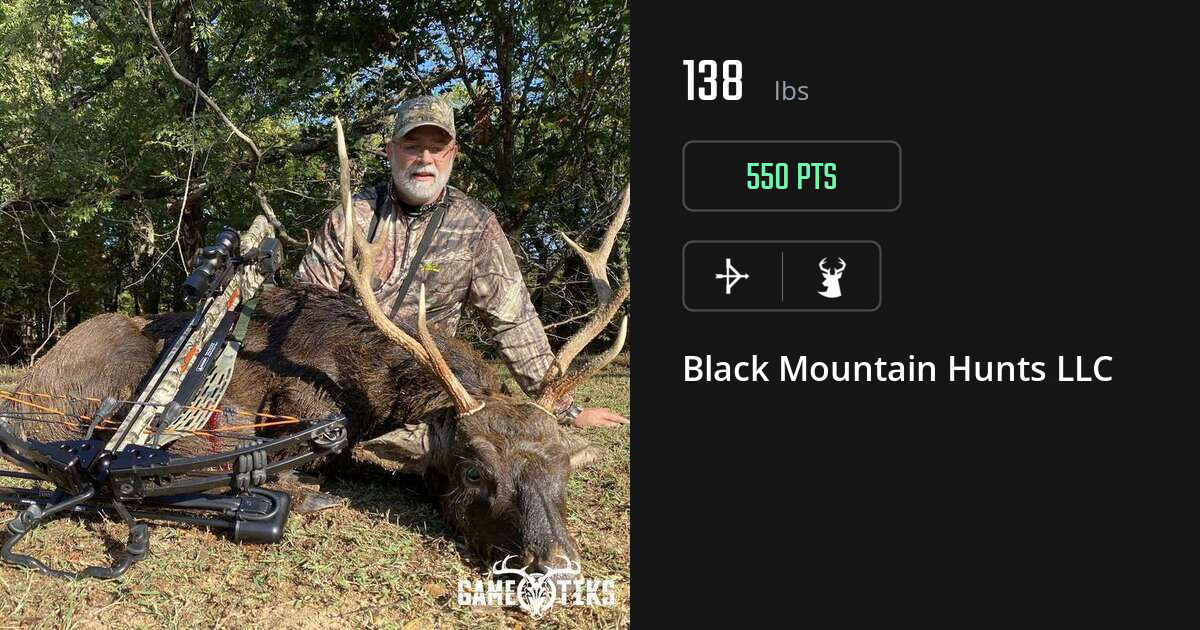 Deer harvest on Gametiks