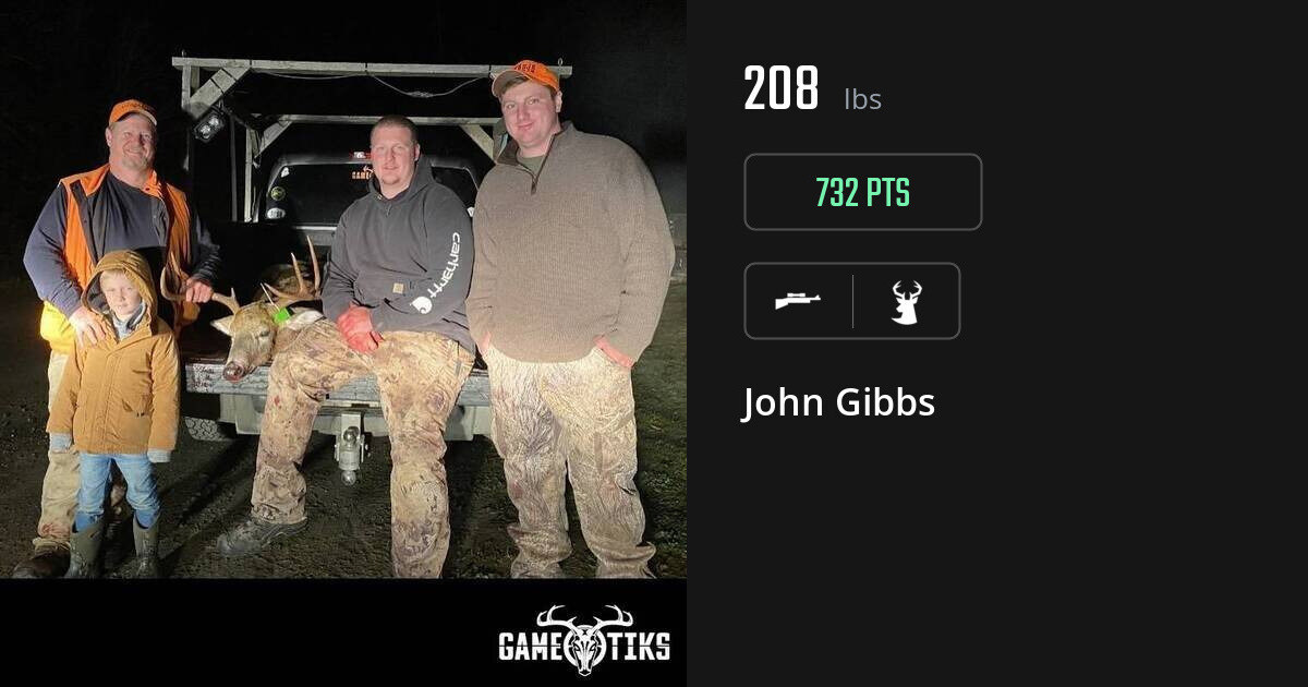 Deer harvest on Gametiks