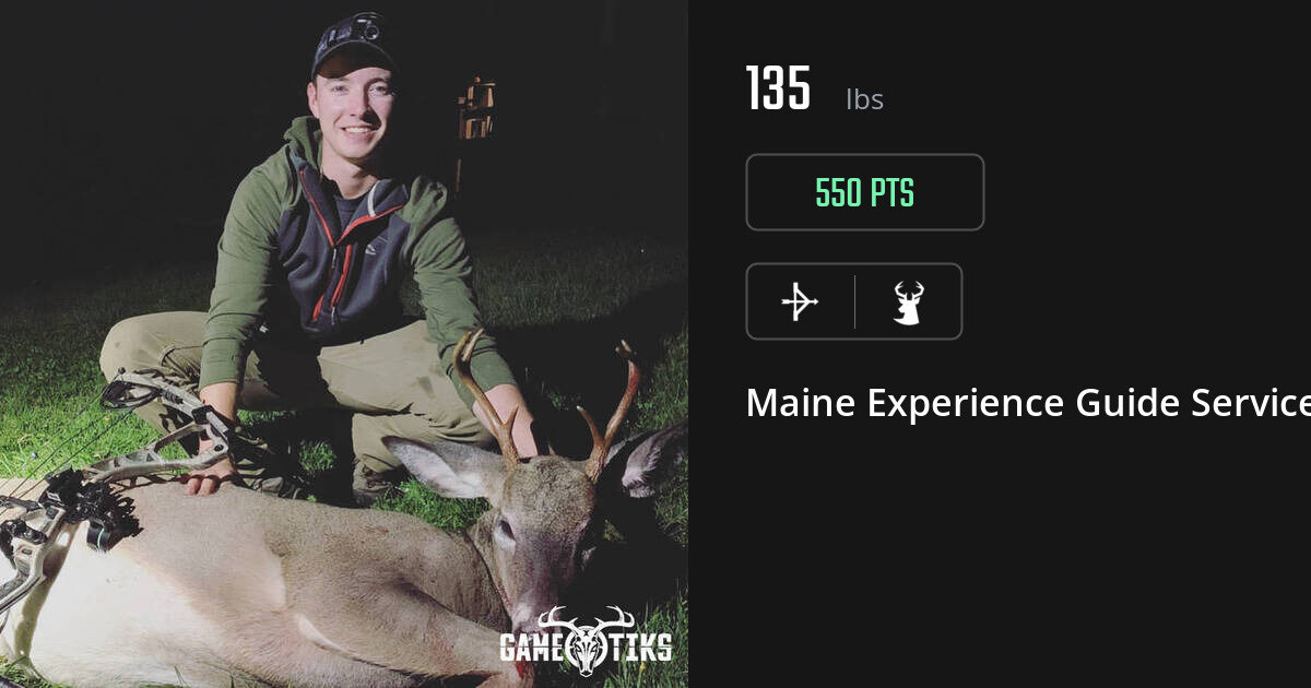 Deer harvest on Gametiks